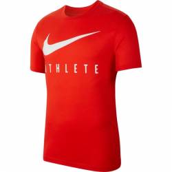 Man T-Shirt Nike Athlete - red/white
