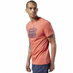 Man T-Shirt Reebok CrossFit Distressed Crest Tee - EC1463