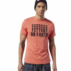Man T-Shirt Reebok CrossFit Fittest on Earth Tee - EC1485