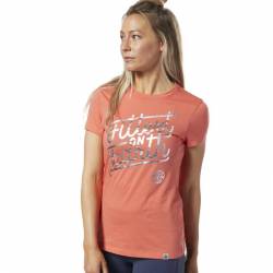 Woman T-Shirt Reebok CrossFit Fittest on Earth Tee - EC1474