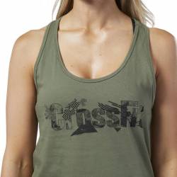 Woman top Reebok CrossFit Print Fill Logo Tank - EC1500