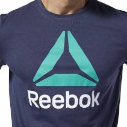 Man T-Shirt QQR- Reebok Stacked - EC2080