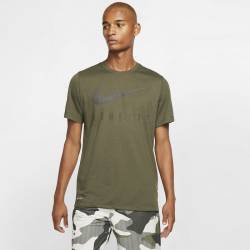 Man T-Shirt Athlete Dri-FIT Swoosh - dark green