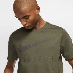 Man T-Shirt Athlete Dri-FIT Swoosh - dark green