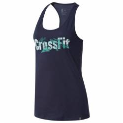Woman top Reebok CrossFit Print Fill Logo Tank - EC1499