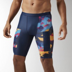 Crossfit kompresní šortky COMPRESSION SHORT AOP