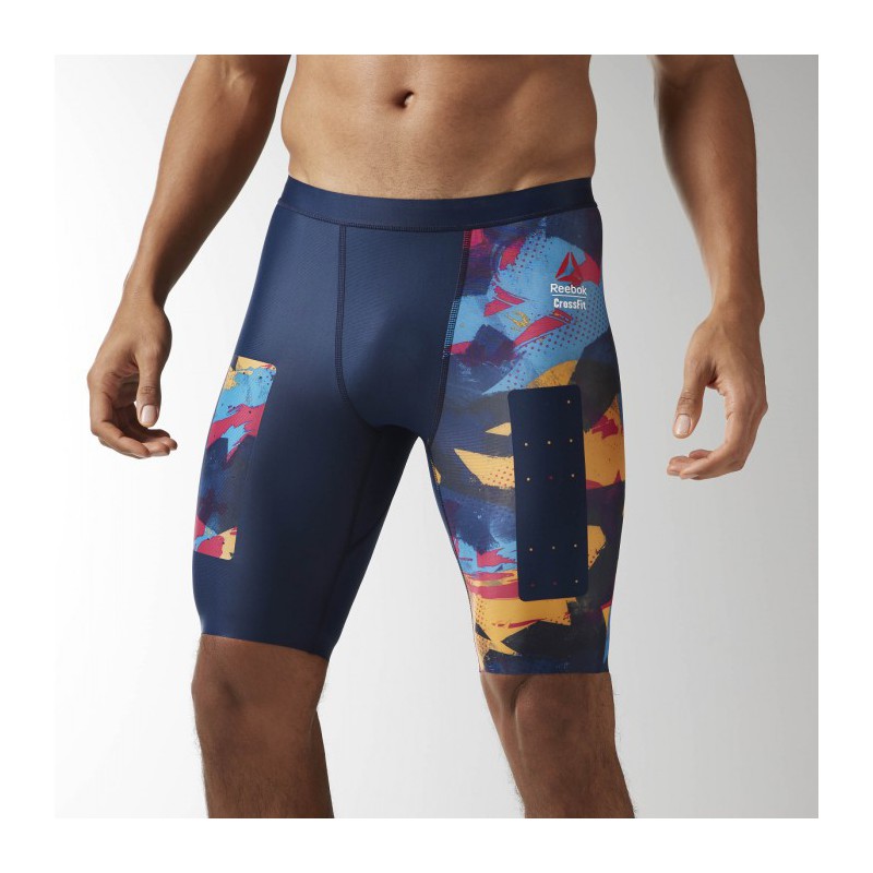 Crossfit kompresní šortky COMPRESSION SHORT AOP