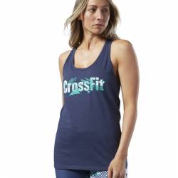 Woman top Reebok CrossFit Print Fill Logo Tank - EC1499