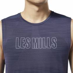 Man Top Les Mills AC Vent Sleeveless Tee - ED0610