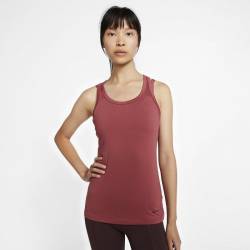 Woman training top THE NIKE GET FIT - CEDAR/BLACK