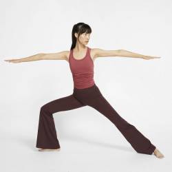 Woman training top THE NIKE GET FIT - CEDAR/BLACK