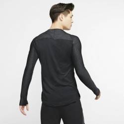 Man training T-Shirt with a long sleeve - black