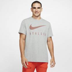 Man T-Shirt Athlete Dri-FIT Swoosh - dark grey