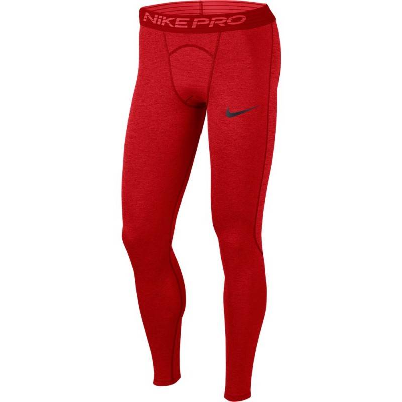Man Tight Training Tights - red