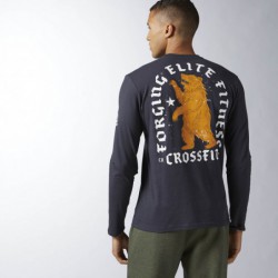 Pánské tričko CrossFit BEAR LS TEE B45193