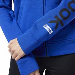 Woman hoodie Linear Logo Fullzip - FI2004