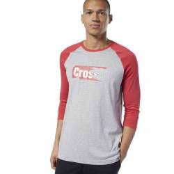 Man T-Shirt Reebok CrossFit Sticker Rip Raglan - DY8441