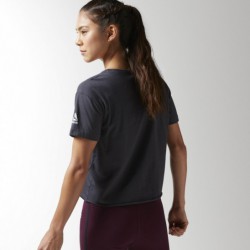 Dámské tričko CrossFit GRAPHIC BF CROP TEE B4521