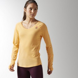 Reebok CrossFit triko LS BURNOUT GRAPHIC T B4523