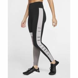 Woman Tight Nike One 7/8 black-grey