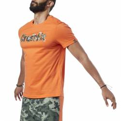 Man T-Shirt Reebok CrossFit Camo Logo Tee - DY8446