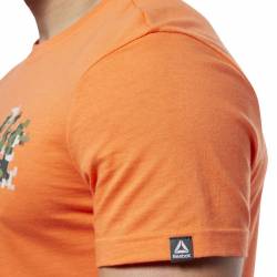 Man T-Shirt Reebok CrossFit Camo Logo Tee - DY8446