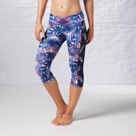 Dámské legíny Reebok YOG PRINT CAP B83934