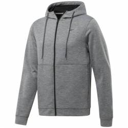 Man hoodie WOR DBL KN FZ HOOD - FP6634