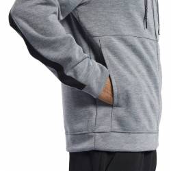 Man hoodie WOR DBL KN FZ HOOD - FP6634
