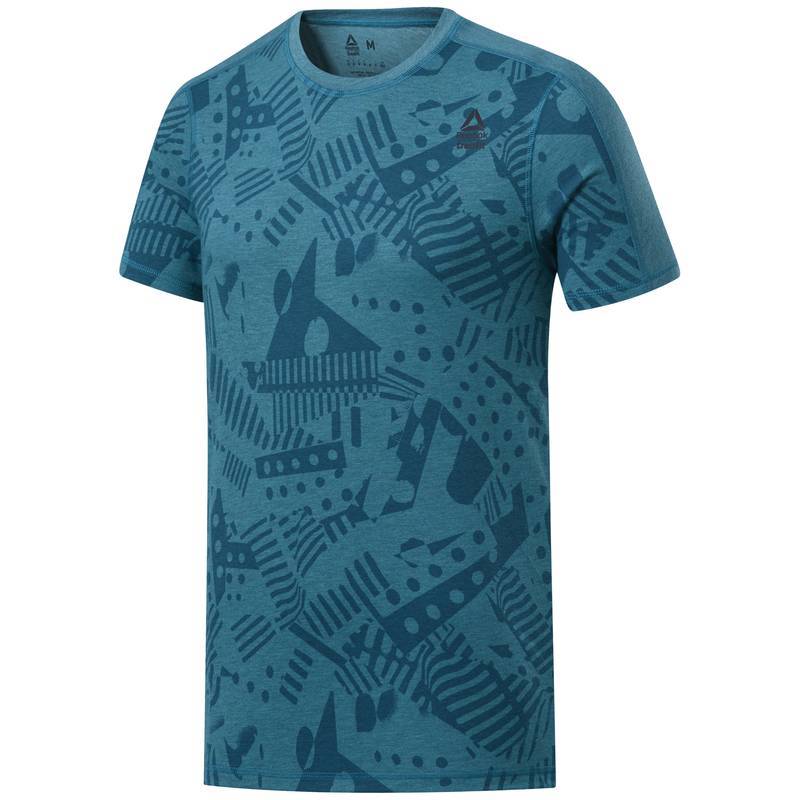 Pánské tričko Reebok CrossFit Move Tee - Print - FJ5286