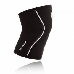 Kniebandage RX 7 mm - schwarz/weissen Streifen