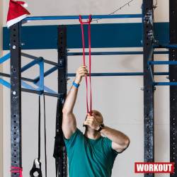 Resistant rubber WORKOUT red - 13 kg