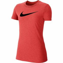 Woman training T-Shirt Nike Dri-FIT red/black