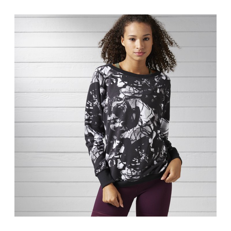 Dámská mikina S FAVES AOP CREWNECK B45992