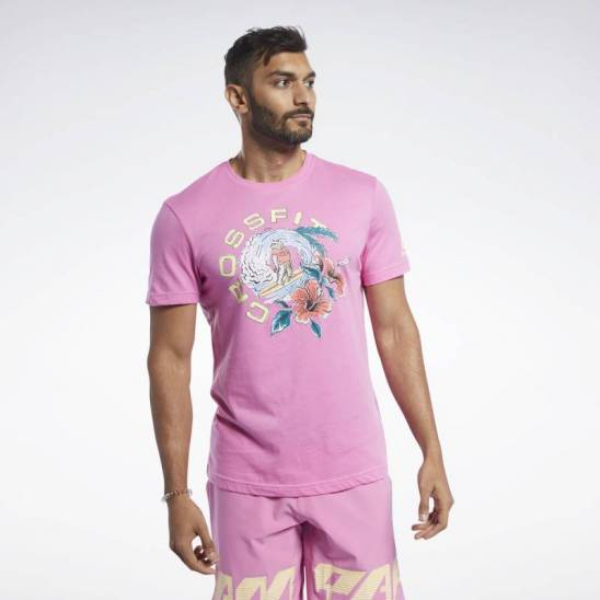 Man T-Shirt Reebok CrossFit Surfing 