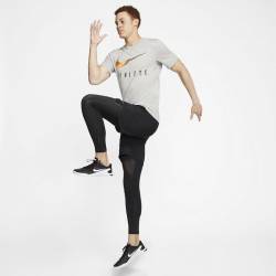 Man training T-Shirt Nike ATHLETE graphic DK gray