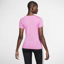 Woman T-Shirt Nike Pro - růžová