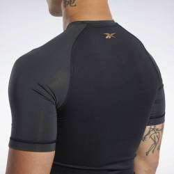 Man T-Shirt Les Mills Combat CMG SS RASHGAURD - FM1494