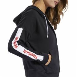 Woman hoodie TE Linear Logo Fullzip - FK6707