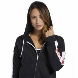 Woman hoodie TE Linear Logo Fullzip - FK6707