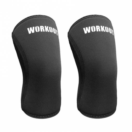 KNiebandage WORKOUT 5 mm - Paar - schwarz 