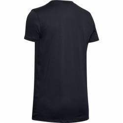 Woman T-Shirt UA SPORTSTYLE CLASSIC CREW - black