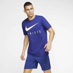 Man T-Shirt Athlete Dri-FIT Swoosh - blue