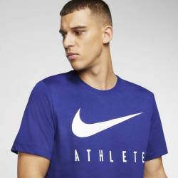 Man T-Shirt Athlete Dri-FIT Swoosh - blue
