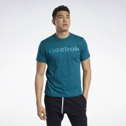 Man T-Shirt GS Reebok Linear Read Tee - FP9155