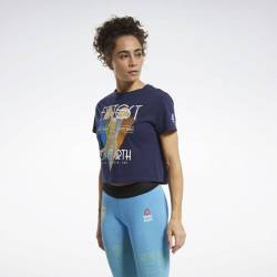 Dámské tričko Reebok CrossFit Fittest On Earth Tee - FU2176