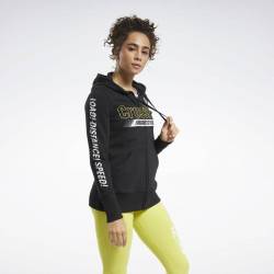 Dámská mikina Reebok CrossFit FEF Graphic Full Zip - FU2552