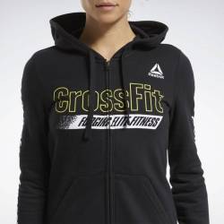 Dámská mikina Reebok CrossFit FEF Graphic Full Zip - FU2552