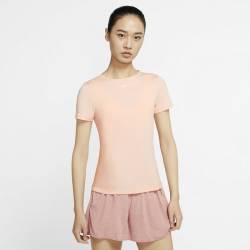 Woman T-Shirt Nike Pro 365 SS ESSENTIAL - pink