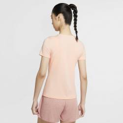 Woman T-Shirt Nike Pro 365 SS ESSENTIAL - pink